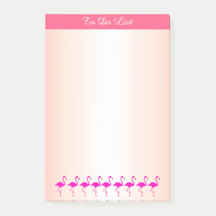 Post-it® Flamants roses & calligraphie sur lunettes roses