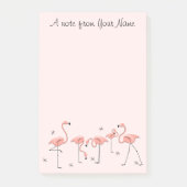 Post-it® Flamants roses Groupe rose "Texte" (Devant)