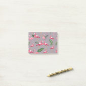 Post-it® Flamants roses Love Motif 6 (Sur un bureau)