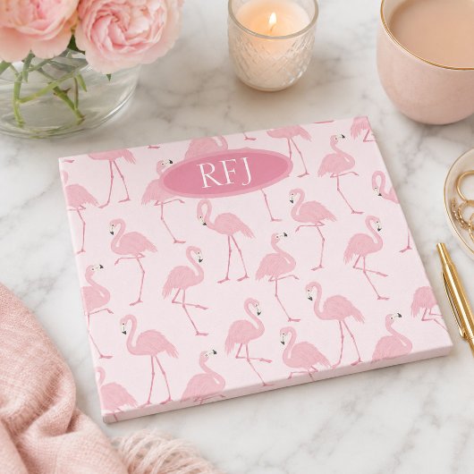Post-it® Flamants roses monogramme