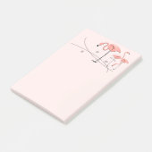 Post-it® Flamants roses Rose Trio 3 (Incliné)