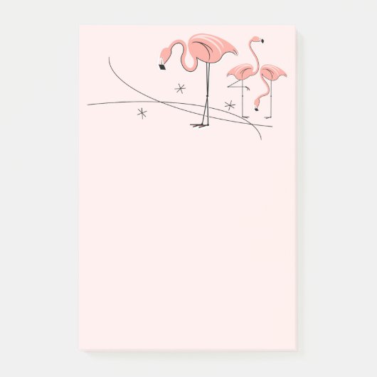 Post-it® Flamants roses Rose Trio 3 (Devant)