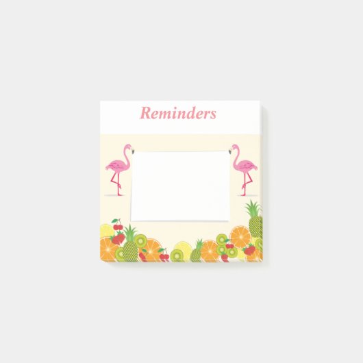 Post-it® Flamants roses roses (Devant)