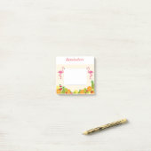 Post-it® Flamants roses roses (Sur un bureau)