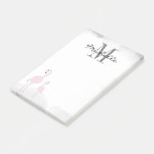 Post-it® Flamants roses roses Notes post-it personnalisées (Incliné)