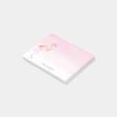 Post-it® Flamants roses roses personnalisés (Incliné)