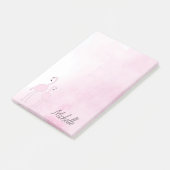 Post-it® Flamants roses roses personnalisés (Incliné)
