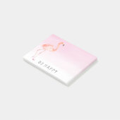Post-it® Flamants roses roses personnalisés  (Incliné)