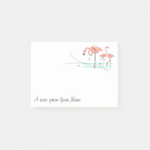 Post-it® Flamants roses Trio 3 "Texte"