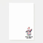 Post-it® Flamingo Tie Dye Hippie Drôle (Devant)