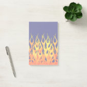 Post-it® Flammes de course élégantes Feu sur Navy Blue (Bureau)
