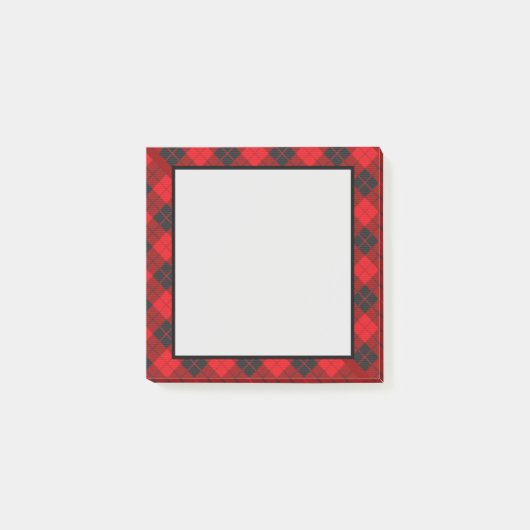 Post-it® Flannelle rouge (Devant)