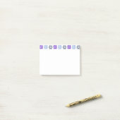 Post-it® Flèche de neige scandinave (Sur un bureau)