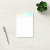 Post-it® Flèches Abstraites vert et bleu (Bureau)