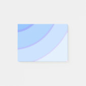 Post-it® Flèches circulaires bleues ombre (Devant)