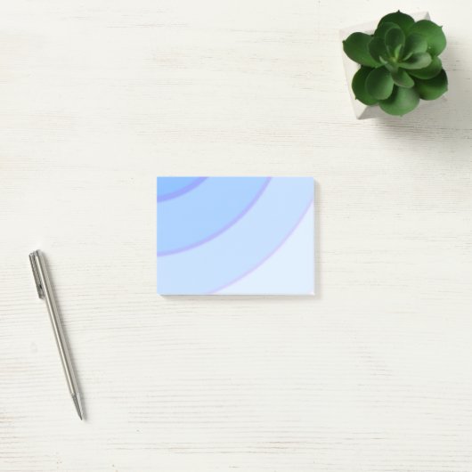Post-it® Flèches circulaires bleues ombre (Bureau)