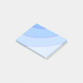 Post-it® Flèches circulaires bleues ombre (Incliné)