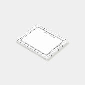 Post-it® Flèches noires et blanches Notes collantes personn (Incliné)