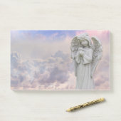 Post-it® Fleur Angel Holding (Sur un bureau)