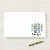 Post-it® Fleur avec Grace Garden Floral Art (Sur un bureau)