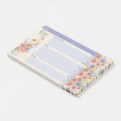 Post-it® Fleur BIBLE ÉTUDE NOTES Foi chrétienne Dons (Incliné)
