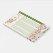 Post-it® Fleur BIBLE ÉTUDE NOTES Foi chrétienne Dons (Incliné)