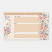 Post-it® Fleur BIBLE ÉTUDE NOTES Foi chrétienne Dons (Devant)