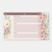 Post-it® Fleur BIBLE ÉTUDE NOTES Foi chrétienne Dons (Devant)