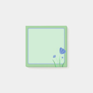 Post-it® Fleur - Bleu Simple