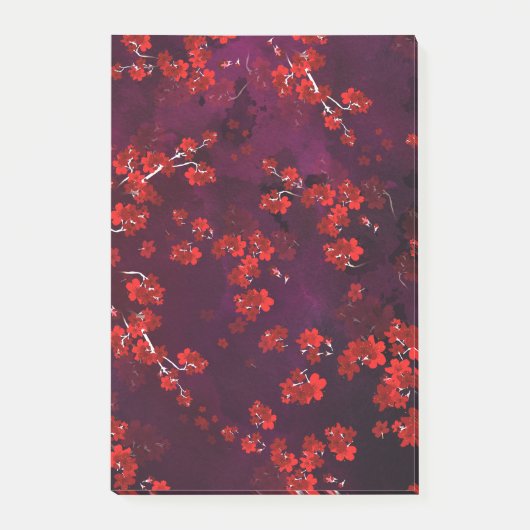 Post-it® Fleur cerise 3 (Devant)