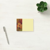 Post-it® Fleur d'art fractal abstrait rouge orange marron v (Bureau)