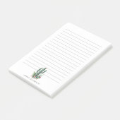 Post-it® Fleur de cactus colorés| Lié (Incliné)