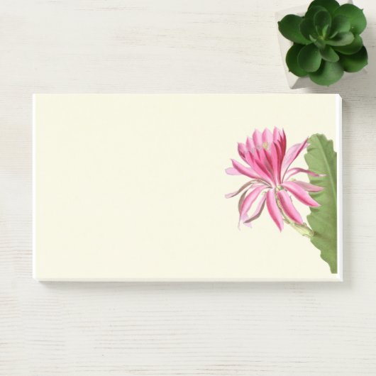 Post-it® Fleur de cactus roses, (Bureau)