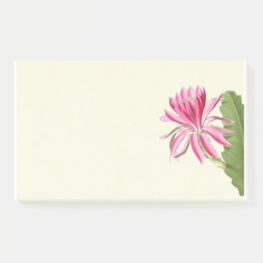 Post-it® Fleur de cactus roses, (Devant)