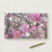Post-it® Fleur de cerisier rose / Sakura / ク(桜) (Sur un bureau)