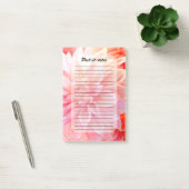 Post-it® Fleur de dahlia brune de Pêche (Bureau)
