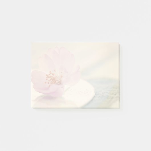 Post-it® Fleur de fleurs de cerisier rose doux (Devant)