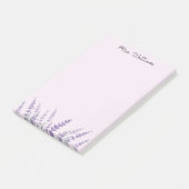 Post-it® Fleur de Lavande Violette Aquarelle (Incliné)