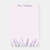 Post-it® Fleur de Lavande Violette Aquarelle (Devant)
