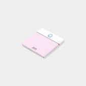 Post-it® Fleur de Lotus de nénuphar de mandala de l'OM Aum (Incliné)