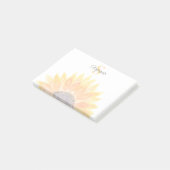 Post-it® Fleur de monogramme (Incliné)