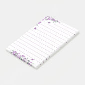 Post-it® Fleur de papillon pourpre (Incliné)