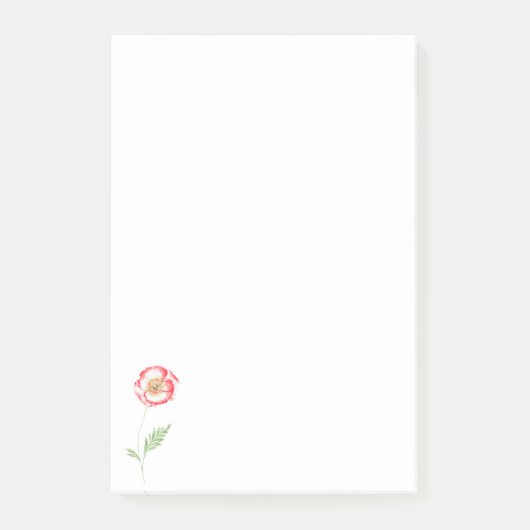 Post-it® Fleur de pavot sauvage (Devant)
