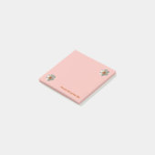 Post-it® Fleur de printemps de jonquille rose (Incliné)