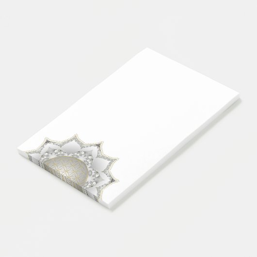 Post-it® Fleur De Vie - Blossoms Mandala 1 (Incliné)