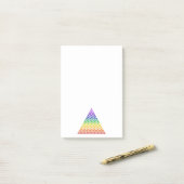 Post-it® Fleur de vie / Blume des Lebens - chakra pyramidal (Sur un bureau)