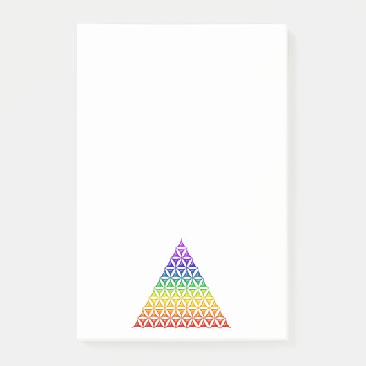 Post-it® Fleur de vie / Blume des Lebens - chakra pyramidal (Devant)