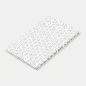 Post-it® Fleur de vie / Blume des Lebens - motif d'argent (Incliné)