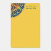 Post-it® FLEUR DE VIE - Fleur Fractale 1 (Devant)
