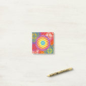 Post-it® Fleur de vie mandala zen (Sur un bureau)